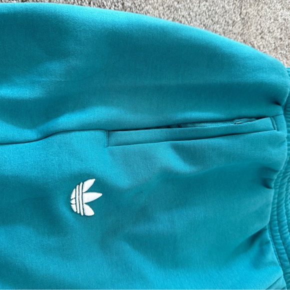 Adidas original 3-stripe teal tracksuit set size women’s small - Picture 2 of 8